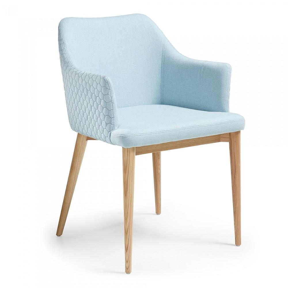 Anna Quilted Dining Chair Turquoise by La Forma Australia Style