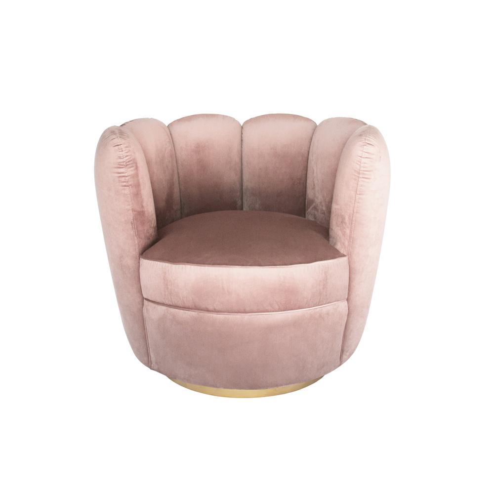 Zurich Swivel Chair Rose by Darcy And Duke Style Sourcebook