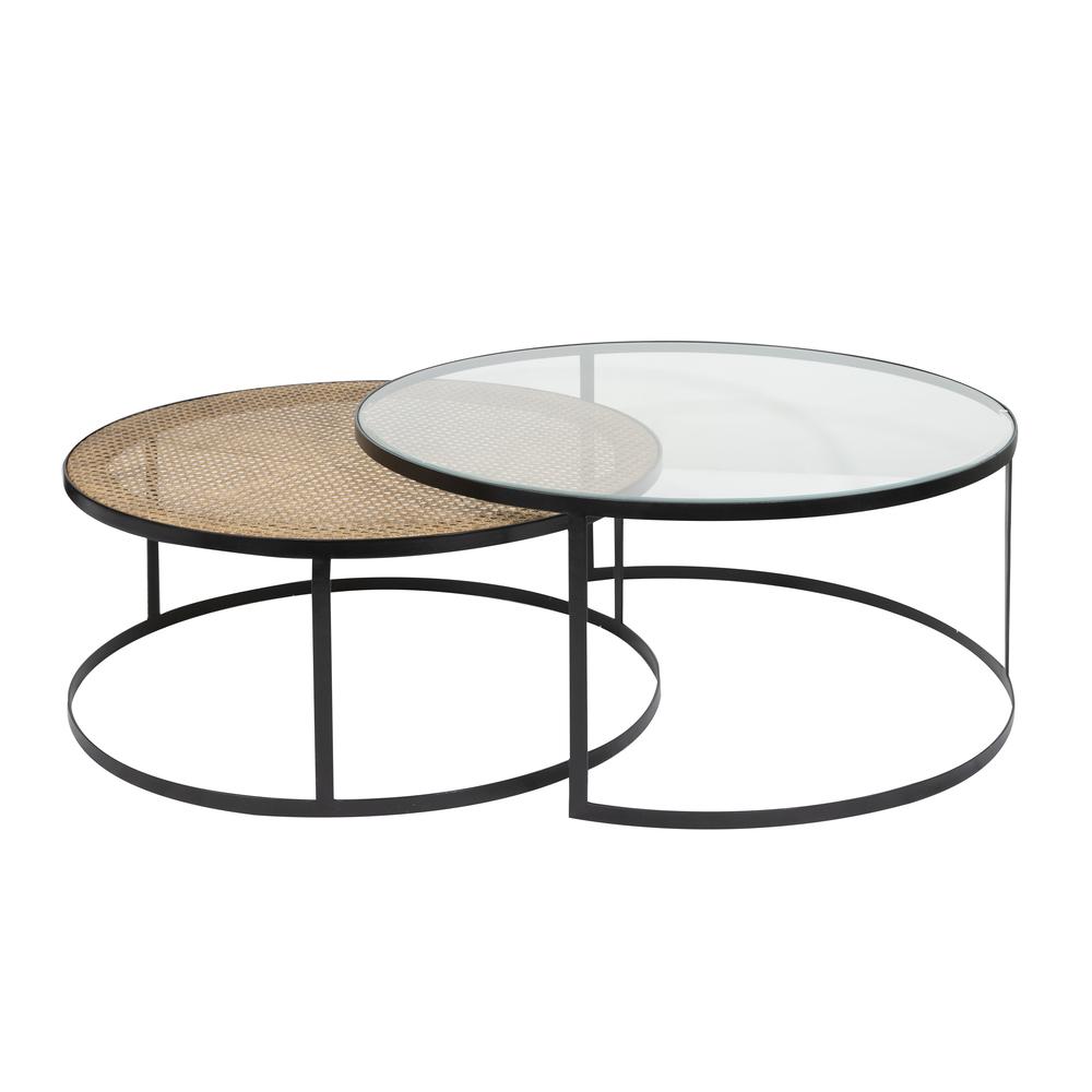 Trinidad Nesting Round Coffee Tables by Iluka Road Style Sourcebook
