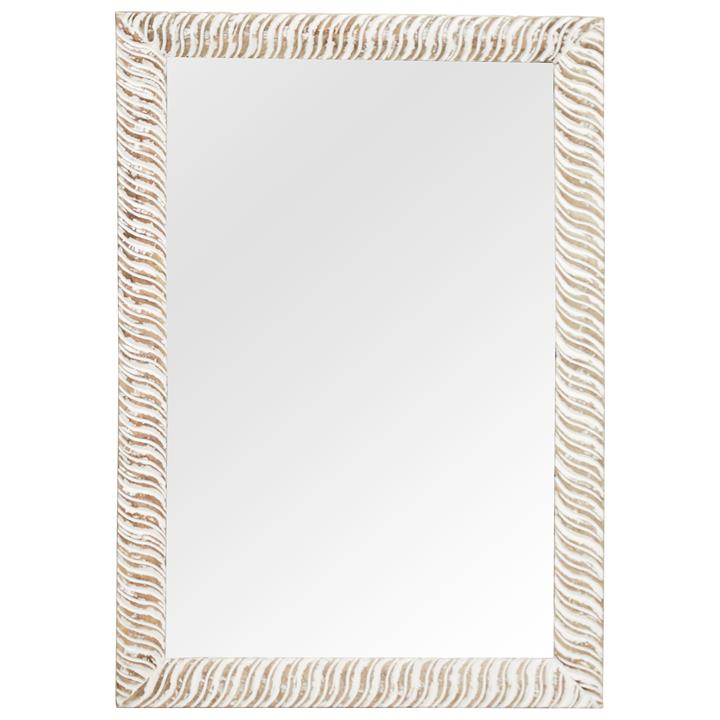 Lal Carved Mango Wood Frame Wall Mirror, 150cm by RML Style Sourcebook