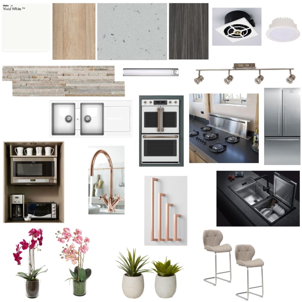 Kitchen moodboard Interior Design Mood Board by Divine Designs by