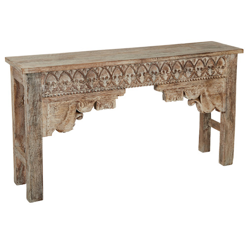 Idha Mango Wood Console Table by Temple & ster Style Sourcebook