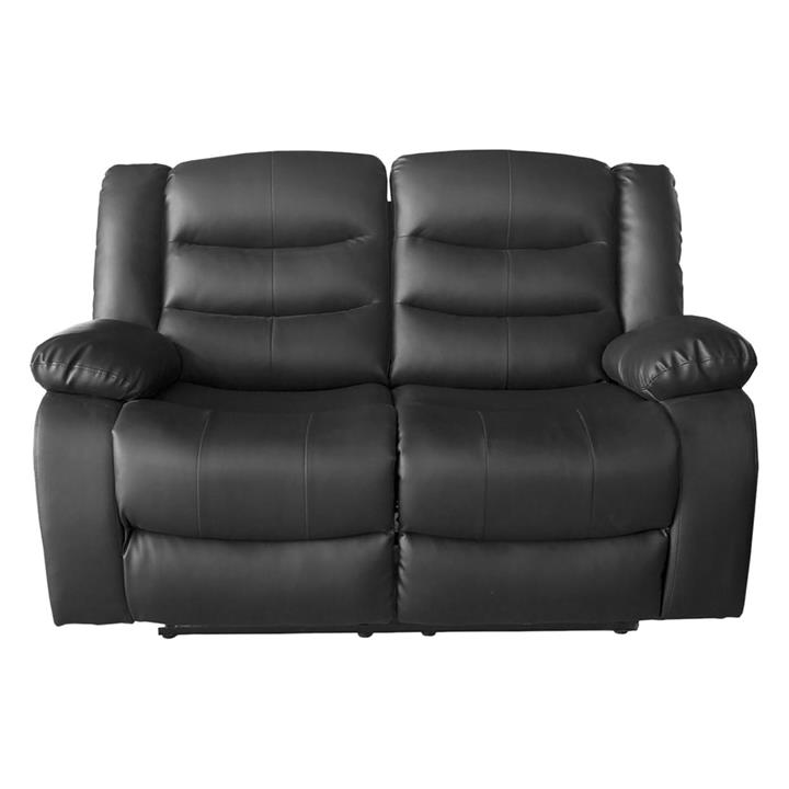 Jens Faux Leather 2 Seater Recliner Sofa in Brown by Rothbury Home by