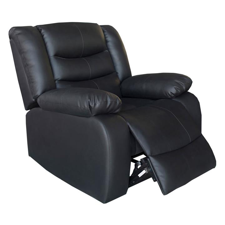 Jens Faux Leather Recliner in Brown by Rothbury Home by Rothbury Home