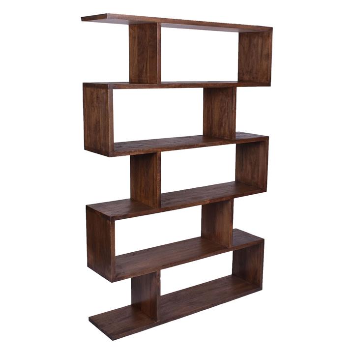 Westham Wooden Open Tall Bookcase in Walnut by Alliance Furniture by