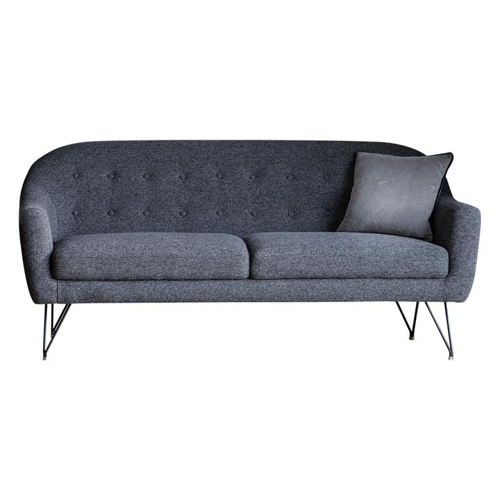 Kairo Licorice Sofa in Black by Castle Road Interiors by Castle Road