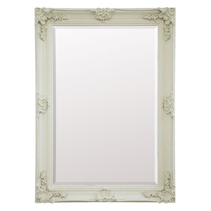 Kennard Rectangular Mirror with Ornate Timber Frame in Gold by Castle