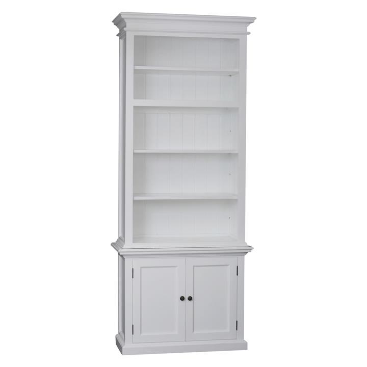 Halifax Bookshelf in White by Nova Solo by Nova Solo Style Sourcebook