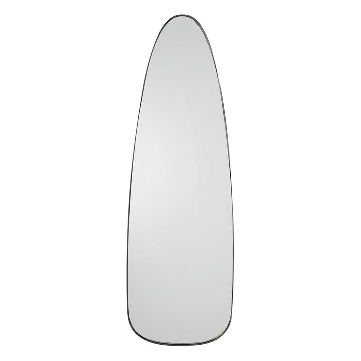 Adara Organic Form Wall Mirror in Silver by Castle Road Interiors by
