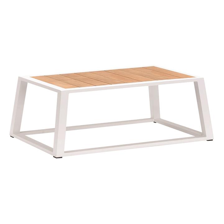 St Lucia Teak Outdoor Coffee Table in Charcoal by Indosoul by Indosoul