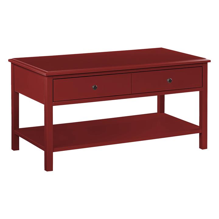 Wellington Coffee Table in Red by Furniture by Furniture