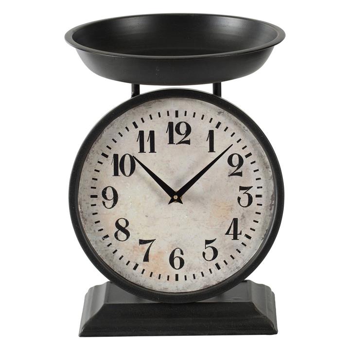 Analog Table Clock in Black by Alliance Furniture by Alliance Furniture
