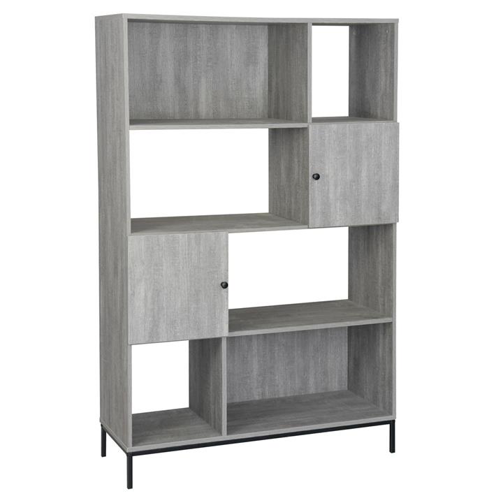 Fulton Bookcase with 2 Doors in Light Brown by U.S Designs by U.S Designs Style Sourcebook
