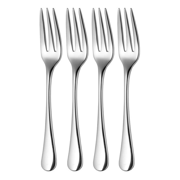 Radford Bright Pastry Fork (Set of 4) in Silver by Robert Welch by