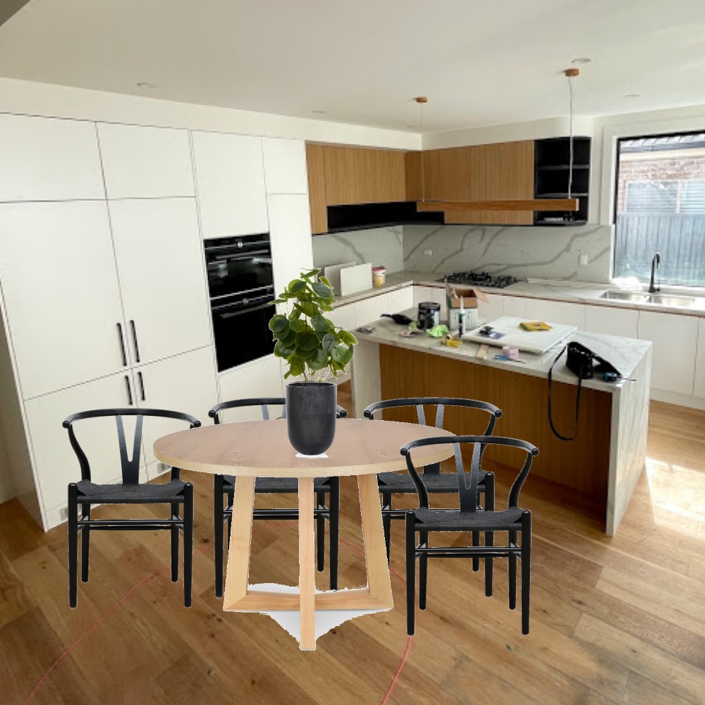 Oak table + black chairs V1 Interior Design Mood Board by jessos2