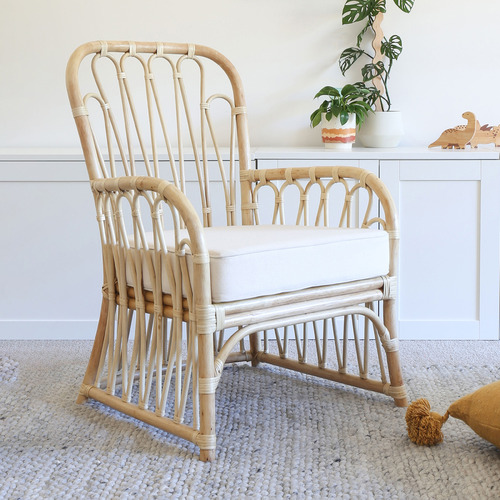 Malibu Rattan Lounge Chair by Temple & ster Style Sourcebook