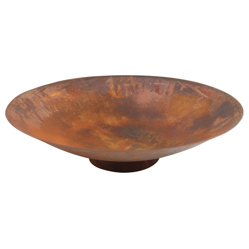 Steel Fire Pit Colour Rust by Temple & ster Style Sourcebook