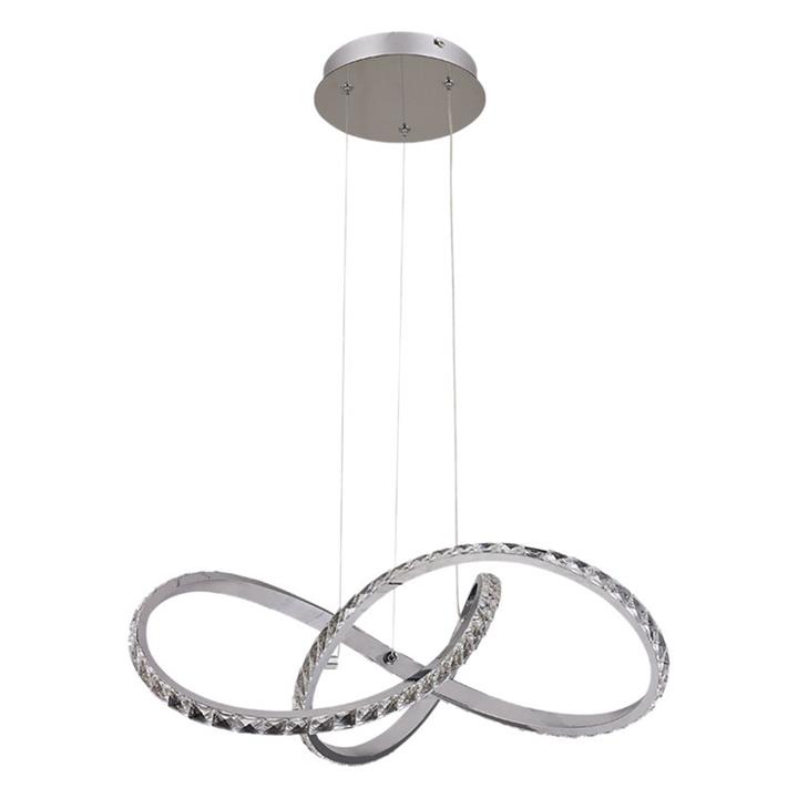 Diamanto Dimmable Pendant Light in Chrome by Lexi Lighting by Lexi