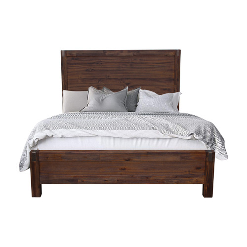 Walnut Belmont Acacia Wood Bed Frame Size Queen by Temple & ster