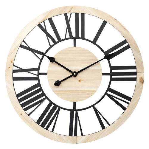 60cm Donald Steel Wall Clock by Temple & Webster Style Sourcebook 60cm Donald Steel Wall Clock by Temple & Webster Style Sourcebook