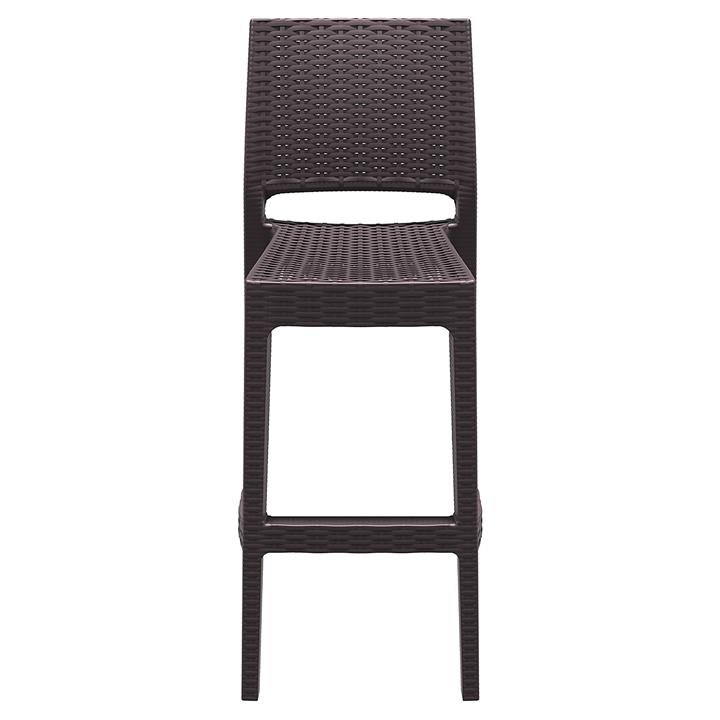 Siesta Commercial Grade Resin Wicker Indoor / Outdoor Bar Stool