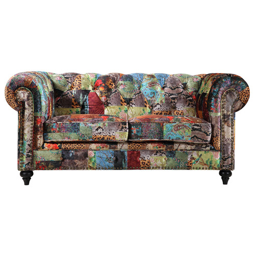 2 Seater Celia Velvet Sofa by Temple & ster Style Sourcebook