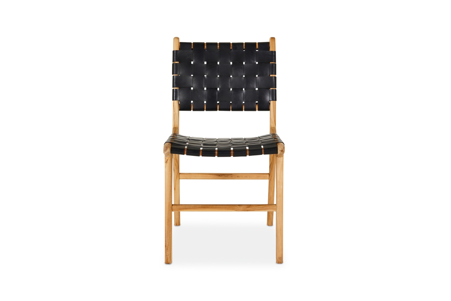 Cuba Woven Coastal Dining Chair, Black, by Lounge Lovers by Lounge