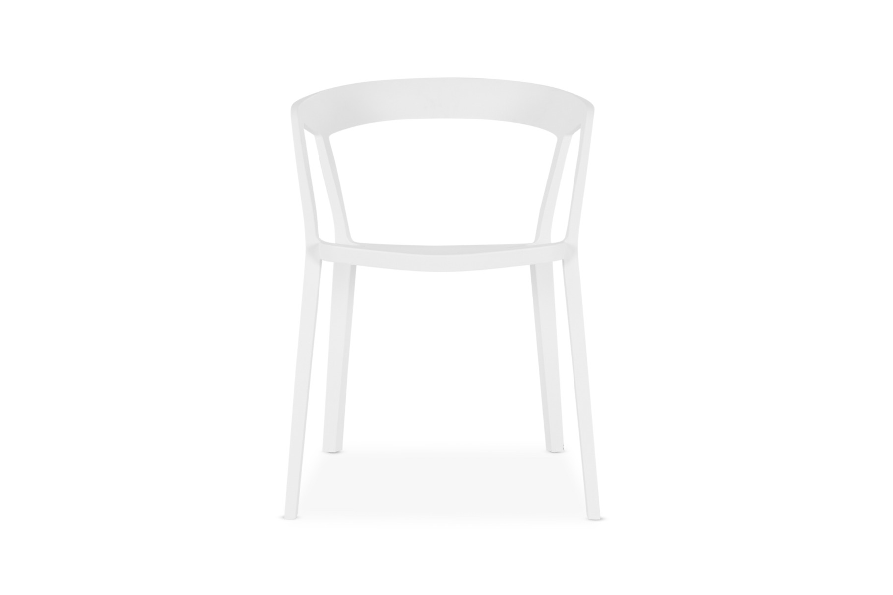 Orbit Modern Dining Chair, White, by Lounge Lovers by Lounge Lovers