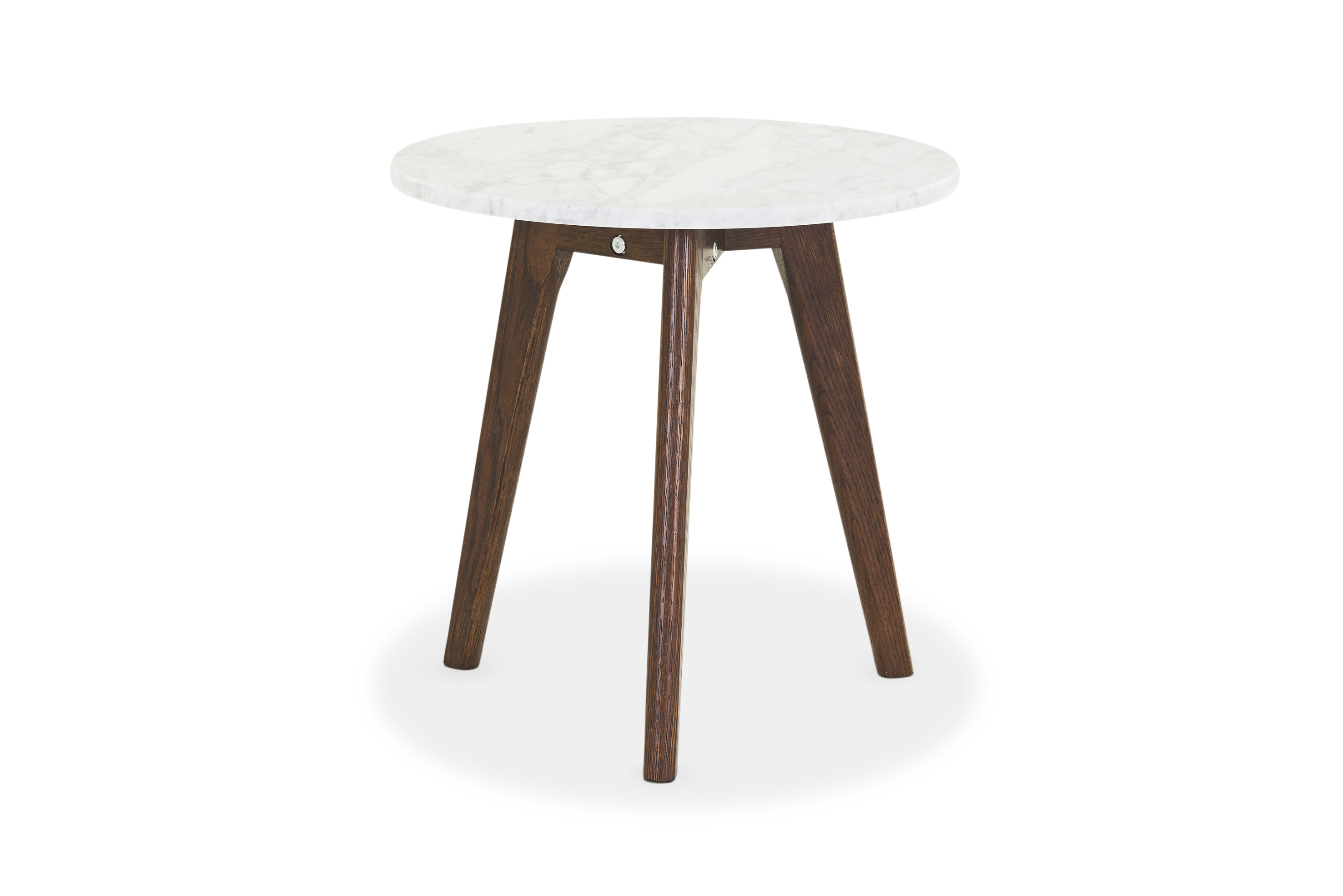Opus Marble Mid Century Side Table, Brown, by Lounge Lovers by Lounge
