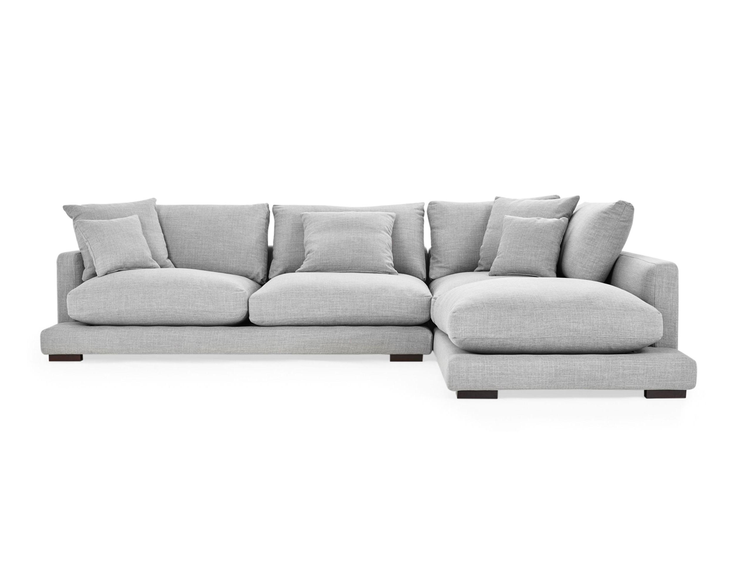 Long Beach Coastal RightHand Corner Sofa, Grey Fabric, by Lounge