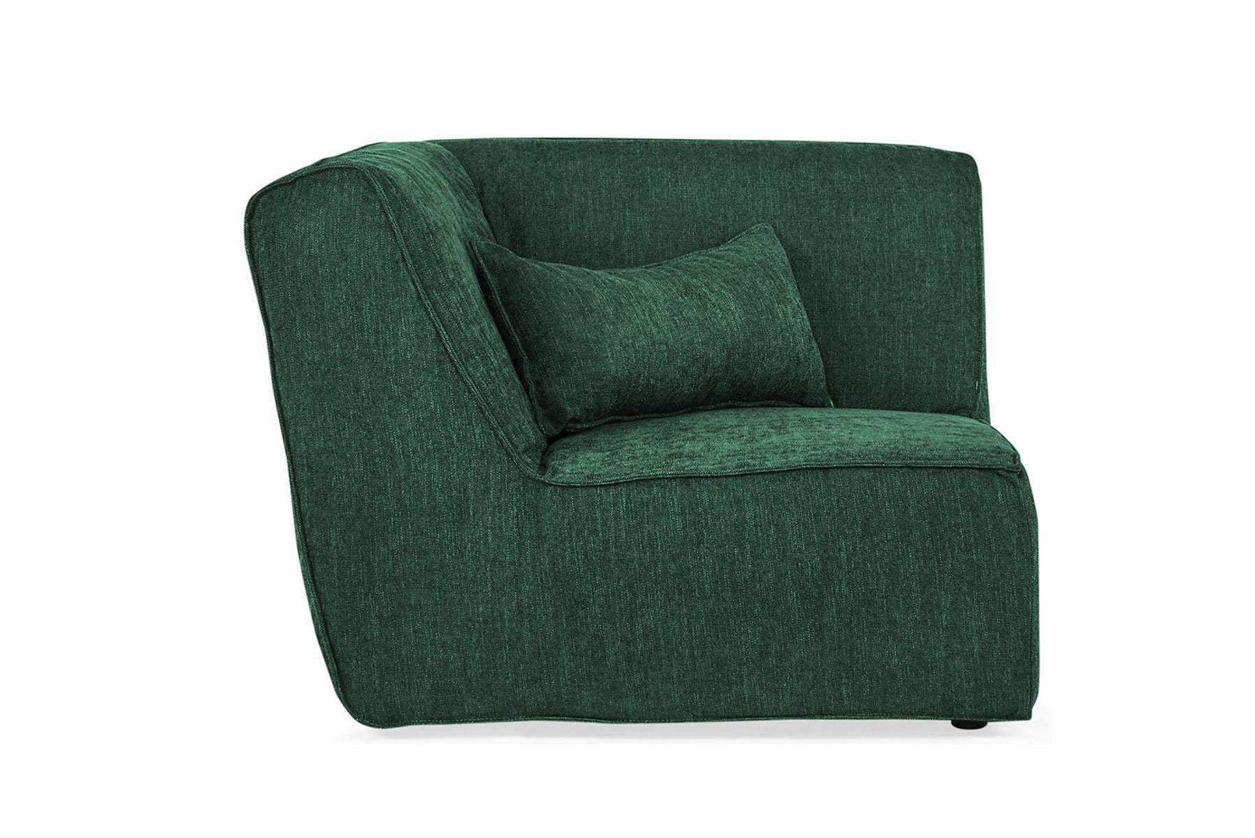 Pod Modern Armchair, Green Fabric, by Lounge Lovers by Lounge Lovers