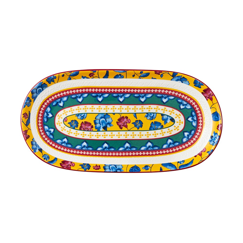Maxwell & Williams Rhapsody Oblong Ceramic Serving Platter 33 x 17cm