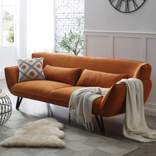 Brown Cyrus 3 Seater Sofa by Temple & ster Style Sourcebook