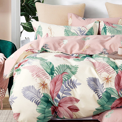 Tahiti Cotton Quilt Cover Set Size King by Temple & ster Style