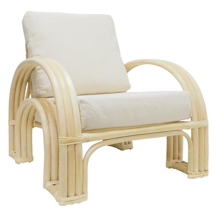Hawaiian Lounge Chair in Beige by BANYAN HOME by BANYAN HOME Style