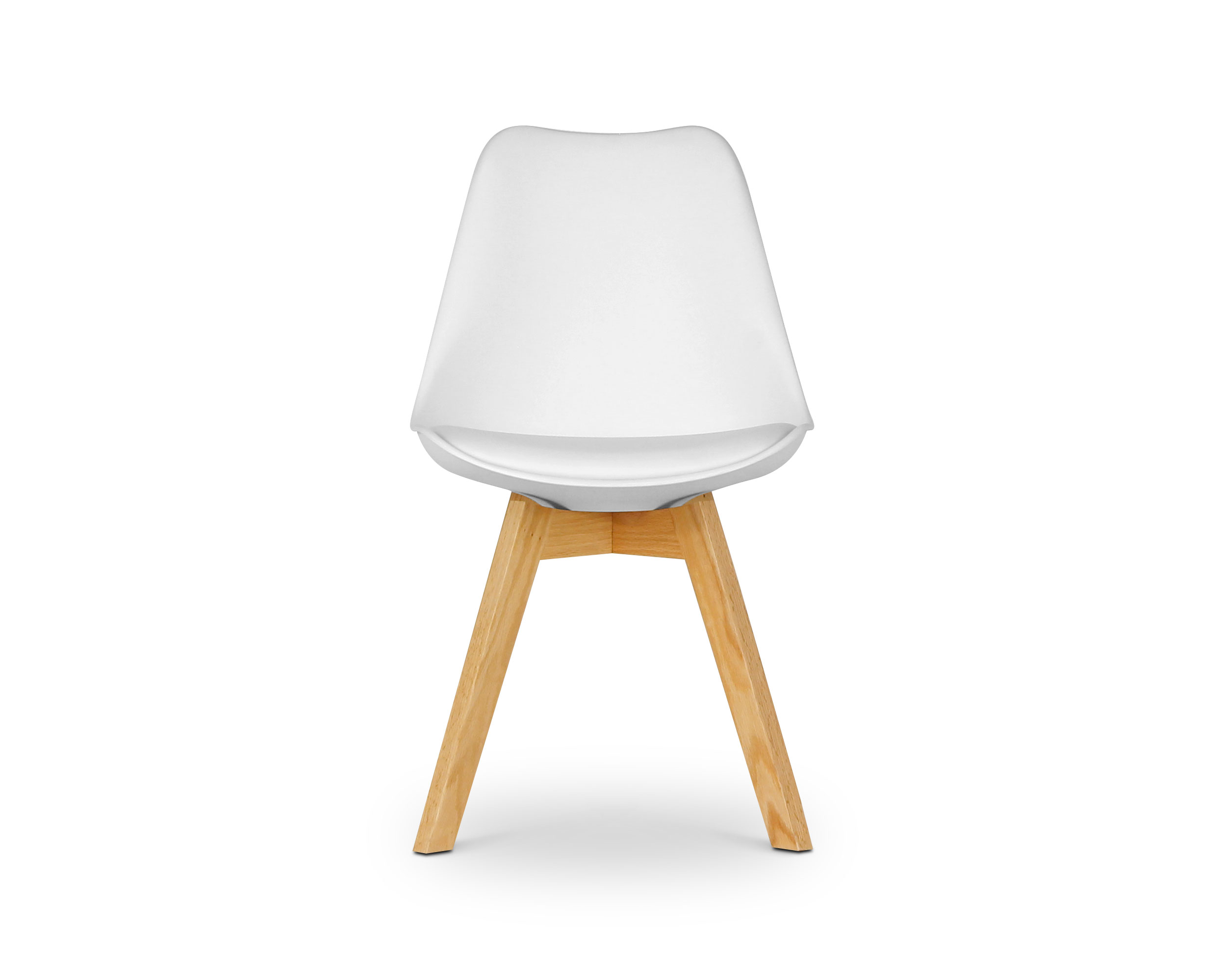 Anya Modern Dining Chair, White, by Lounge Lovers by Lounge Lovers