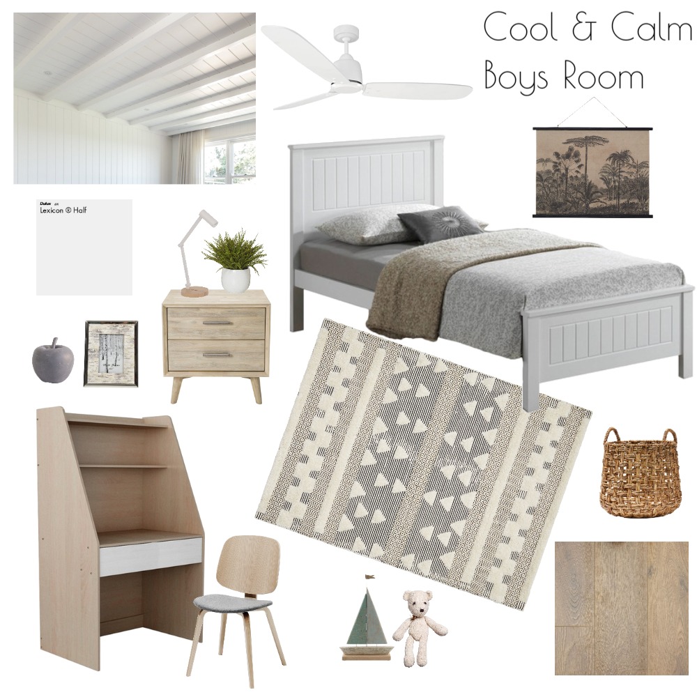 Boys bedroom Interior Design Mood Board by Sarahdegit - Style Sourcebook