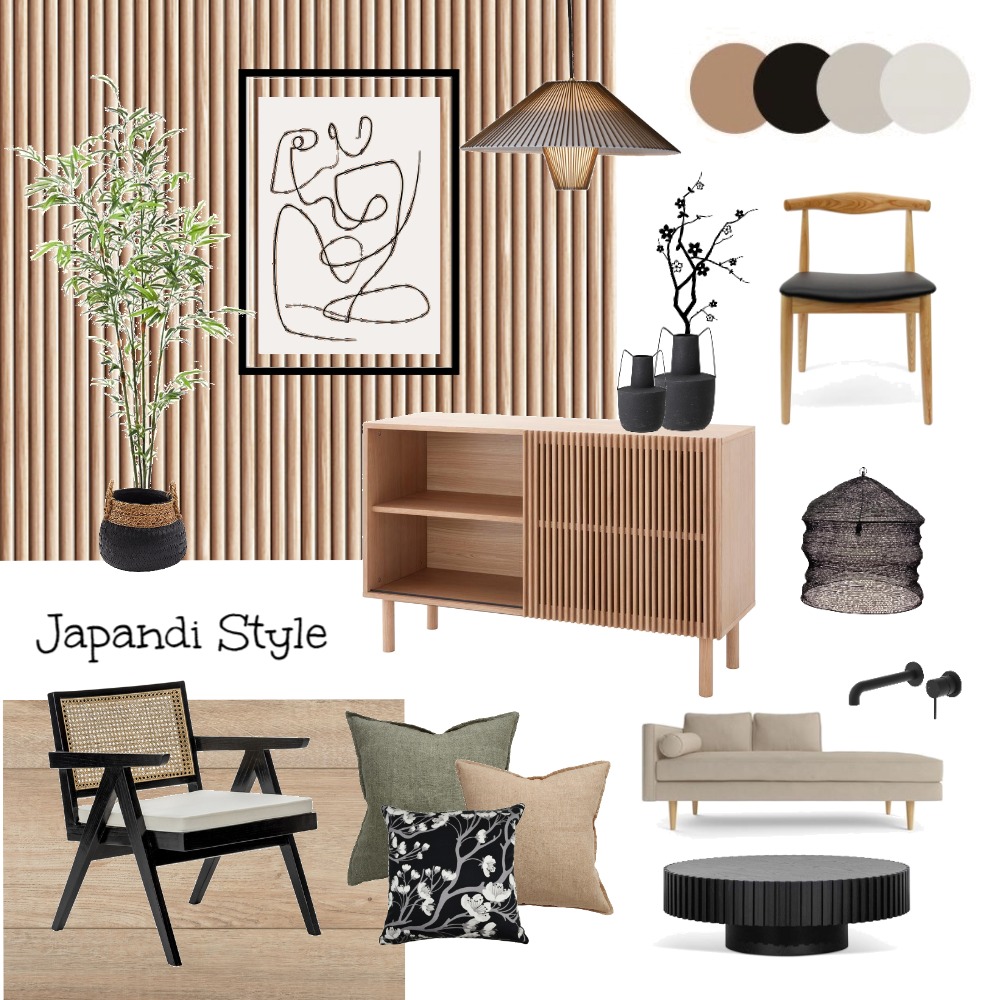 Japandi Style Interior Design Mood Board by Indah Interior Styling ...