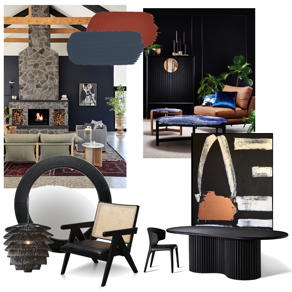 Clash Colour Scheme Interior Design Mood Board by Andrew Cyples - Style