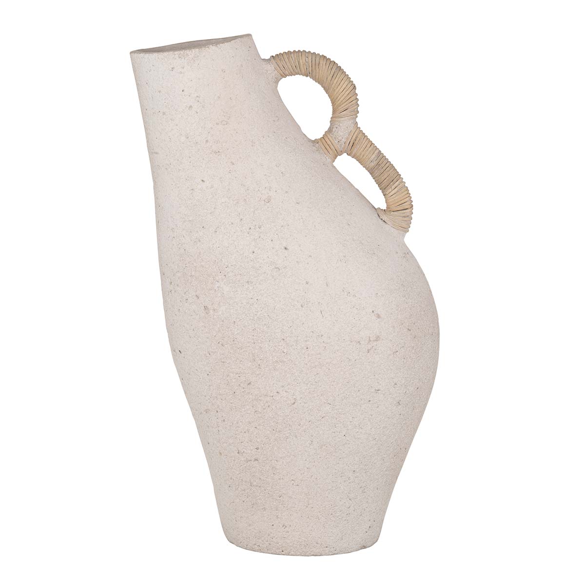 Nabila Vase 29x53cm in Light Grey Sandwash by OzDesignFurniture Style