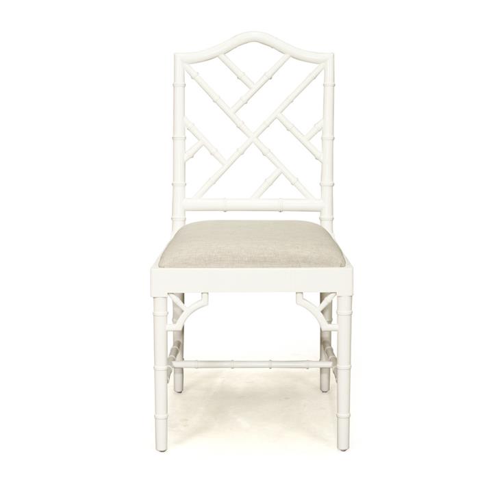 Wichita Mahogany Timber Dining Chair, White by Abide Interiors Style