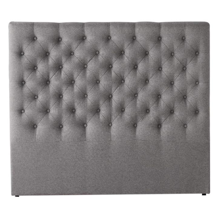 Opal Upholstered Bed Head Size Queen in 17001 by Linen House by Linen