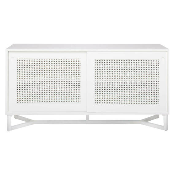 Raffles II Buffet 2 Door Rattan White by Freedom by Freedom Style