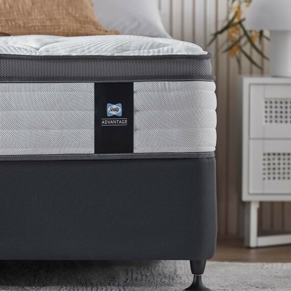 Sealy Leura Plush Mattress King Single Sealy Charcoal by Freedom by