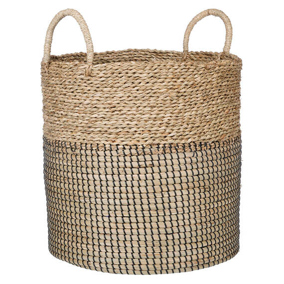 Rayle Basket Large Natural / Black by Freedom by Freedom Style Sourcebook