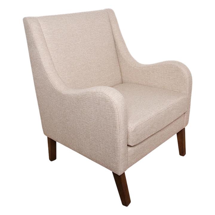 Spencer Winged Linen Armchair in Sand by j.elliot HOME by j.elliot HOME
