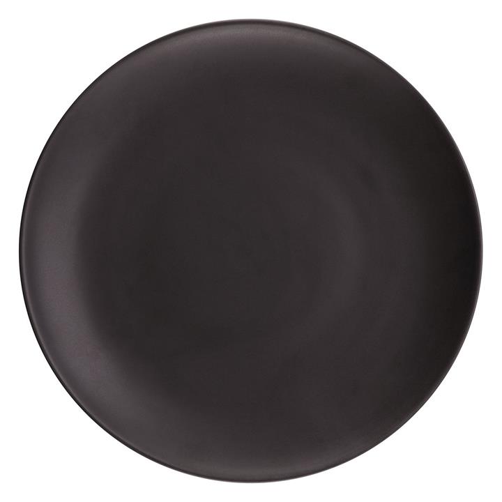 Matte Porcelain Charger Plate in Black by vtwonen by vtwonen Style
