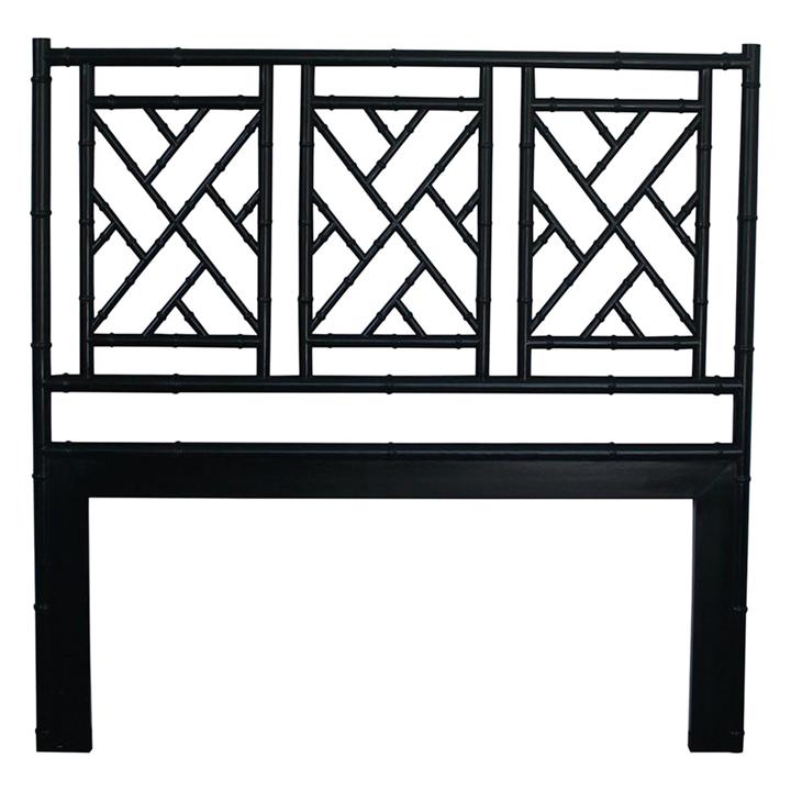 Chippendale Timber Bed Head Size King in White by Abide Interiors by