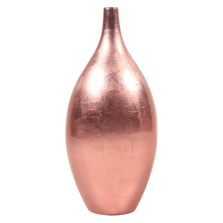 Apex Ceramic Bottle Vase, Medium, Pink by Casa Uno Style Sourcebook