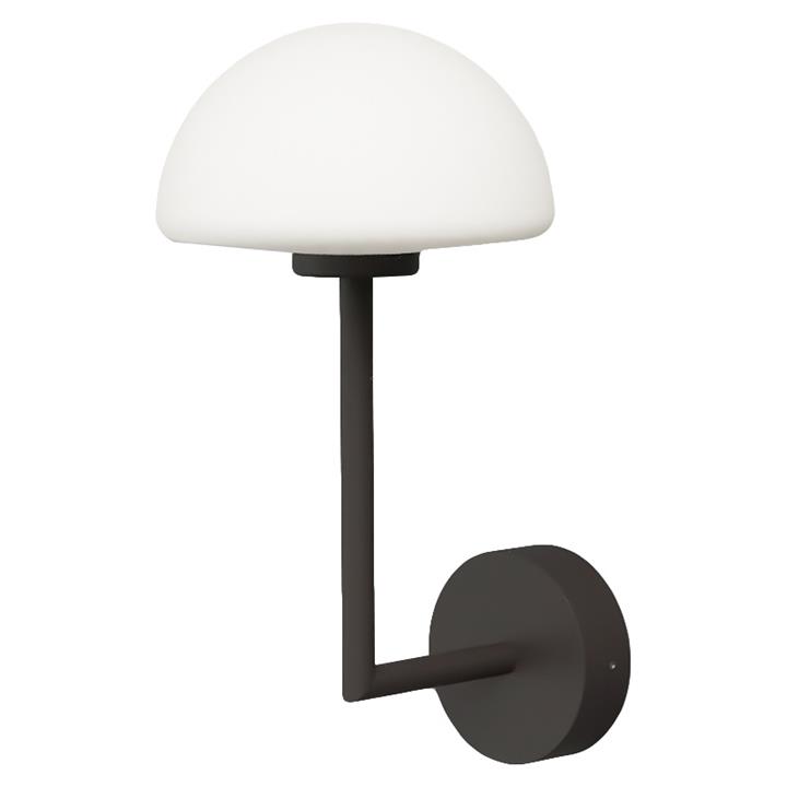 Orb Dome Long Arm Wall Light, Dark Bronze by Lighting Republic Style